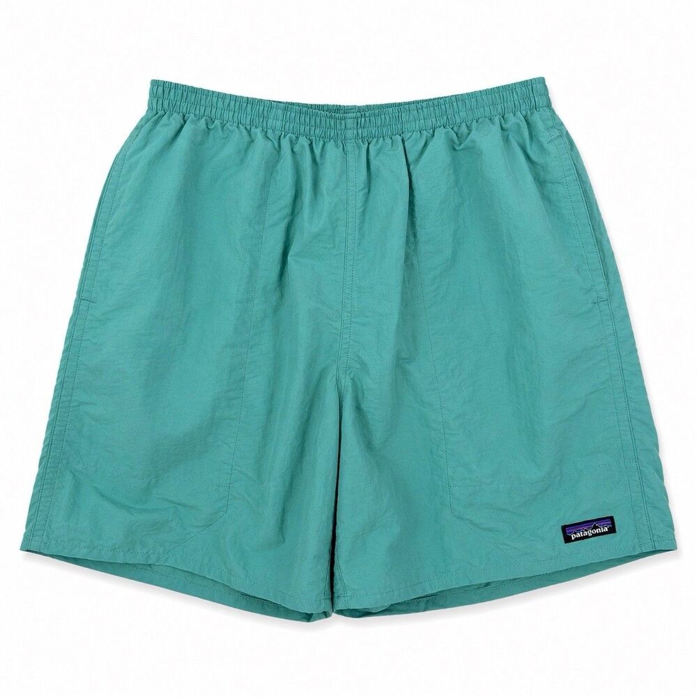 Patagonia Baggies Shorts Mens Medim Green Longs 7" Athletic Gym Waterproof